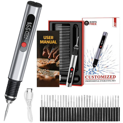 Kit de stylo de gravure de précision sans fil et rechargeabl