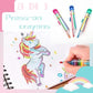 🌈 1 achetés 1 offerts 🎨Crayons de couleur à bouton-poussoir 8 couleurs, sans aucun ingrédient chimique