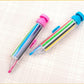 🌈 1 achetés 1 offerts 🎨Crayons de couleur à bouton-poussoir 8 couleurs, sans aucun ingrédient chimique