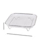 Grille à 3 niveaux en acier inoxydable 304 pour friteuse à air, panier de cuisson empilable et support à toasts pour ailes de poulet et pain grillé, accessoire de cuisson pour friteuse à air