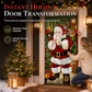 Décoration de porte pour Noël