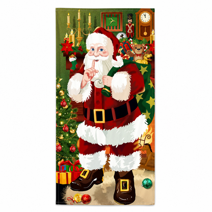 Décoration de porte pour Noël