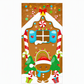 Décoration de porte pour Noël