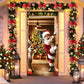 Décoration de porte pour Noël