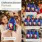 Lot de 10 sacs-cadeaux à bonbons de Noël avec cordon de serrage