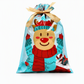 Lot de 10 sacs-cadeaux à bonbons de Noël avec cordon de serrage