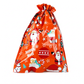 Lot de 10 sacs-cadeaux à bonbons de Noël avec cordon de serrage