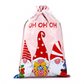 Lot de 10 sacs-cadeaux à bonbons de Noël avec cordon de serrage
