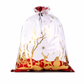 Lot de 10 sacs-cadeaux à bonbons de Noël avec cordon de serrage
