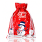 Lot de 10 sacs-cadeaux à bonbons de Noël avec cordon de serrage