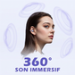 👂 Écouteurs Bluetooth à clip auriculaire ouvert – confort toute la journée, son immersif, limitation des fuites sonores, batterie de 8 à 10 heures, commande tactile. Sans douleur auditive ! 🔋
