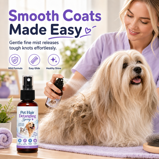 🐾✨ EN CE MOMENT : 50 % DE RÉDUCTION POUR UNE DURÉE LIMITÉE – Spray anti-boules de poils pour animaux de compagnie – Élimine les boules de poils – Réduit la chute de poils – Pelage doux et brillant – Pour chats à poils longs et chiens à poils bouclés