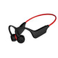 Casque audio haut de gamme – Casque à conduction osseuse à oreilles ouvertes, écouteur de sport résistant à la transpiration pour l'entraînement, son de basse profond et microphone intelligent