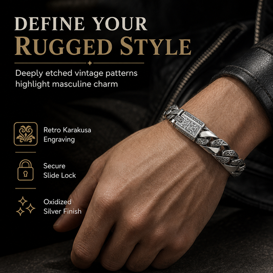 Collier élégant « Punk Arabesque » : bijou de mode coréen pour couples, cadeau pour votre petit ami