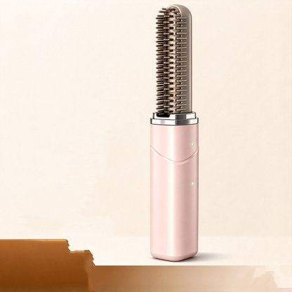 2-in-1 Cordless Straightening and Curling Comb