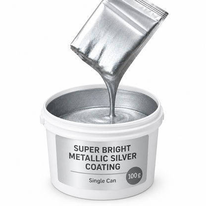 🎨 Peinture argent métallisé à base d'eau pour la rénovation des métaux