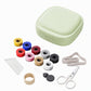 Kit de couture magnétique portable avec bobines de fil roulantes