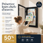 📢50% de réduction🏀Cadres pour exposer les dessins des enfants